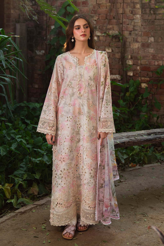 Neeshay | Summer Lines Printkari 25 | WHIMSY XS Beige Lawn