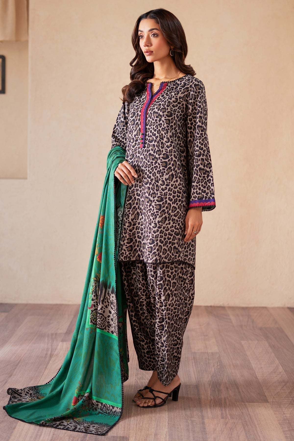 Charizma | Print Melody | CPM-4-S42A S Off White Raw Silk