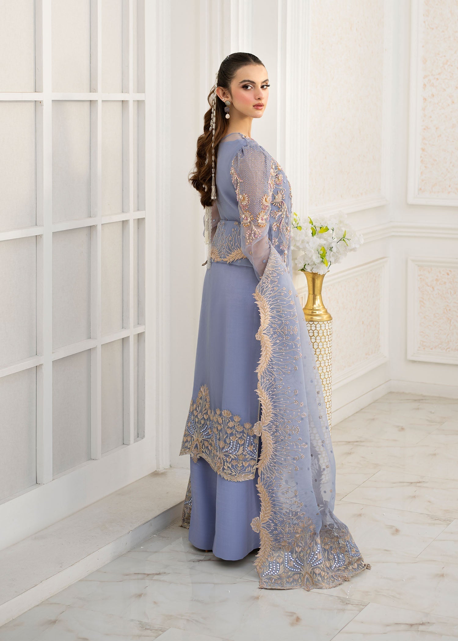 Jamnii | The Aura | Elsa S Lavender Organza