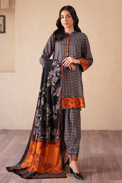 Charizma | Print Melody | CPM-4-S43A S Black Raw Silk