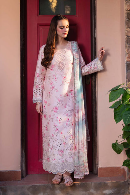 Neeshay | Summer Lines Printkari 25 | PECHE XL Lawn Pink