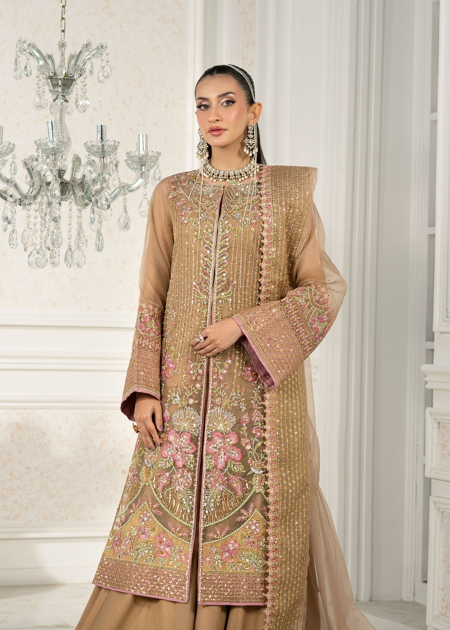 Jamnii | The Aura | Irina S Caramel Lawn