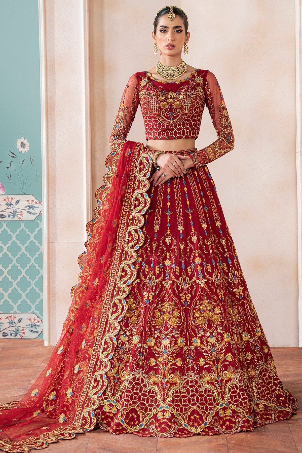 Inara | Aurelia Wedding Collection | Amada - Pakistani Designer Dress - by InaraClothing | Type: Bridal - 100% Original at Saira Sultan