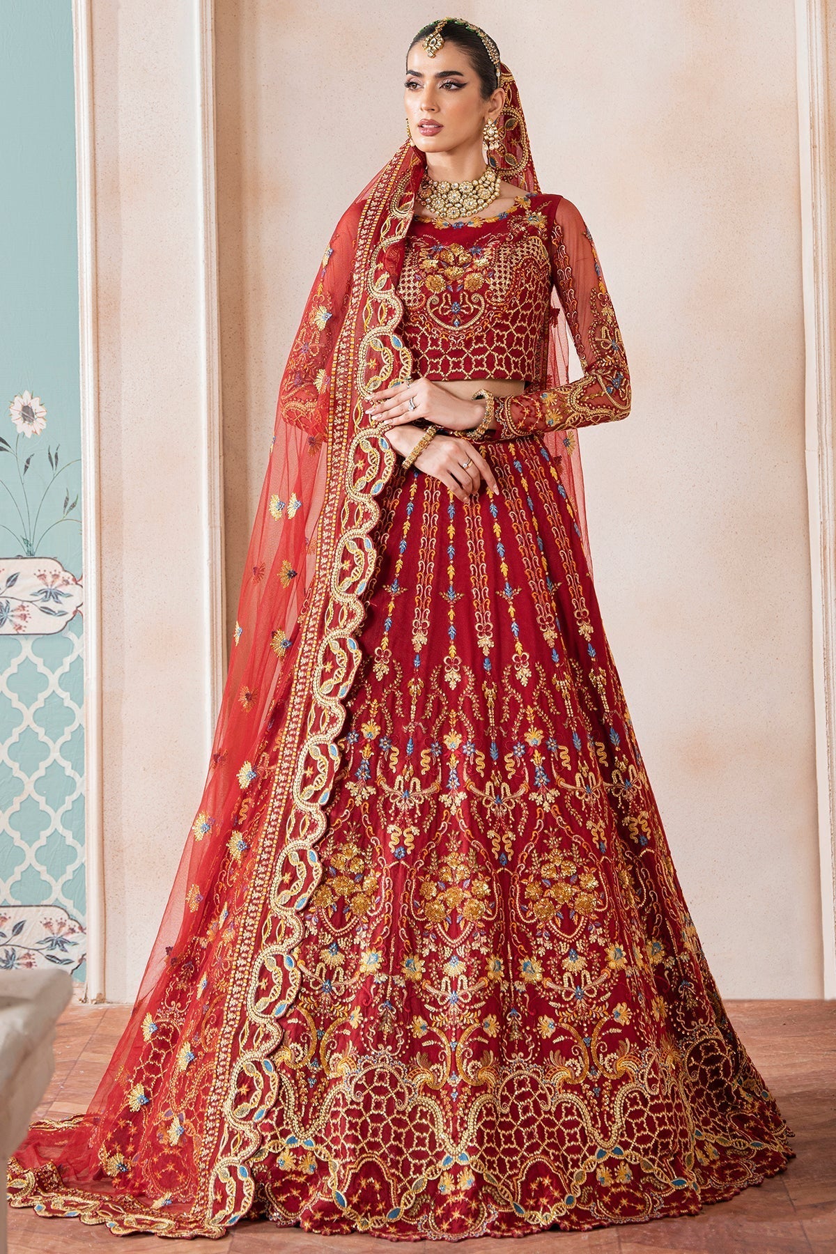 Inara | Aurelia Wedding Collection | Amada - Pakistani Designer Dress - by InaraClothing | Type: Bridal - 100% Original at Saira Sultan