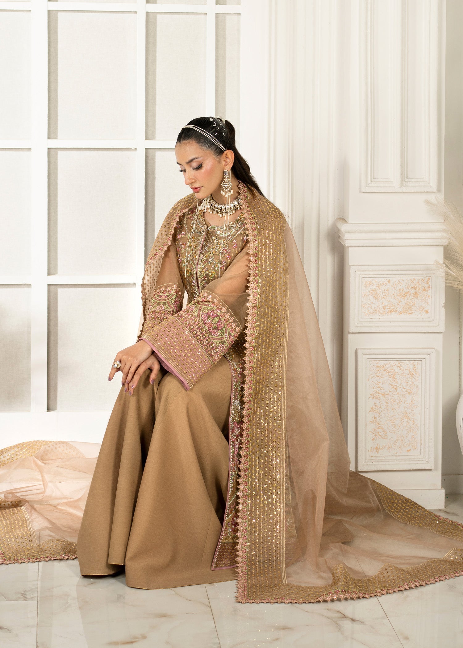 Jamnii | The Aura | Irina L Caramel Lawn