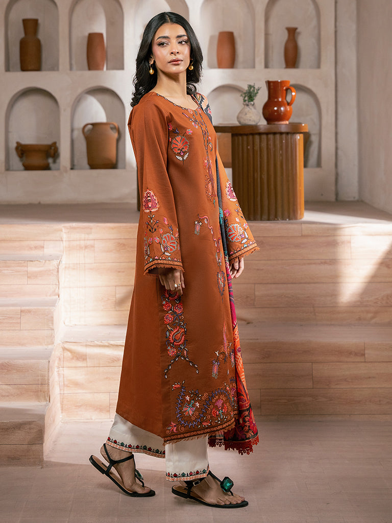 Rajbari | Parisa Premium Summer Edit | A- 14 Custom Size Bronze Lawn