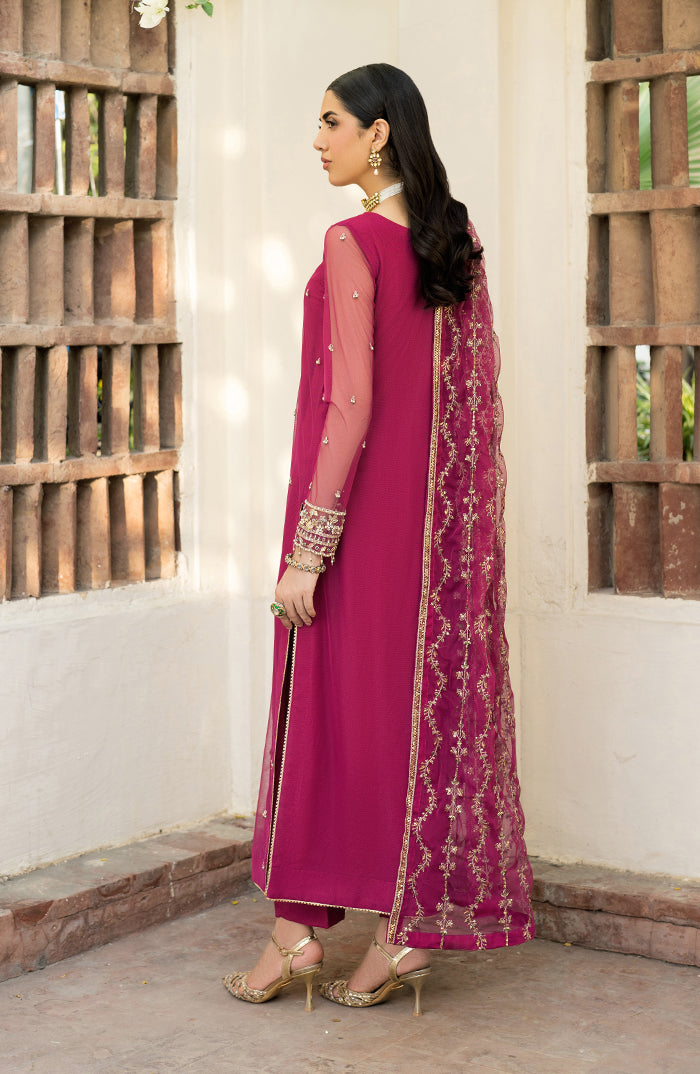 Zarif | Arzou Luxe | REMI S Candy Pink Net