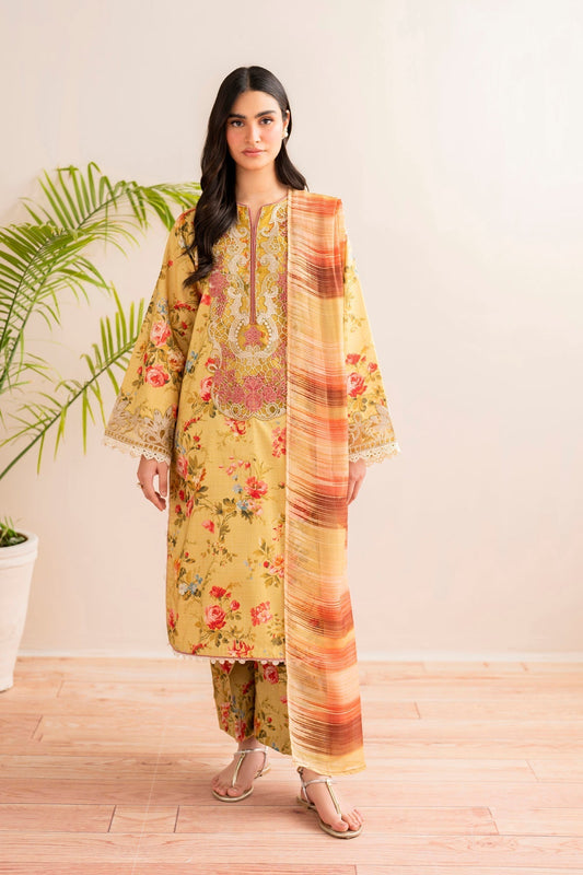 Xenia Formals | Printkari 25 | BRIAR XS Lime Yellow Lawn
