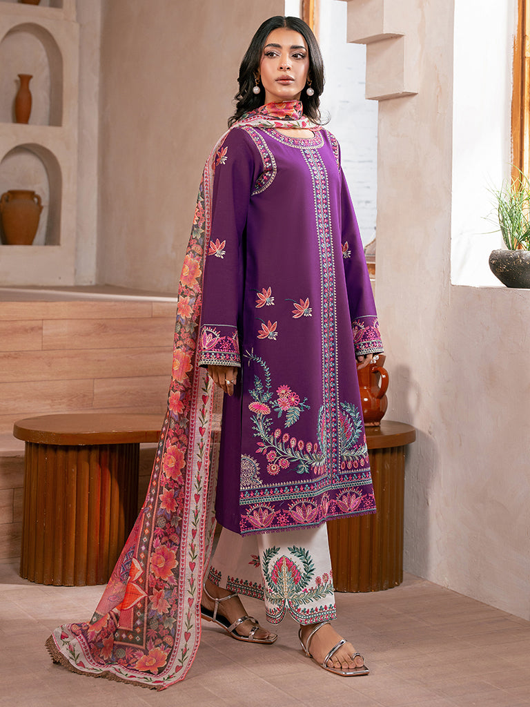 Rajbari | Parisa Premium Summer Edit | A - 13 XS Purple Lawn