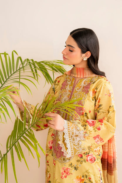Xenia Formals | Printkari 25 | BRIAR XL Lime Yellow Lawn