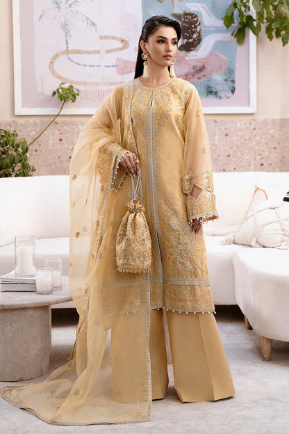 Zarposh | Elara Formals | Zard - Pakistani Designer Dress - by Zarposh | Type: Formal - 100% Original at Saira Sultan