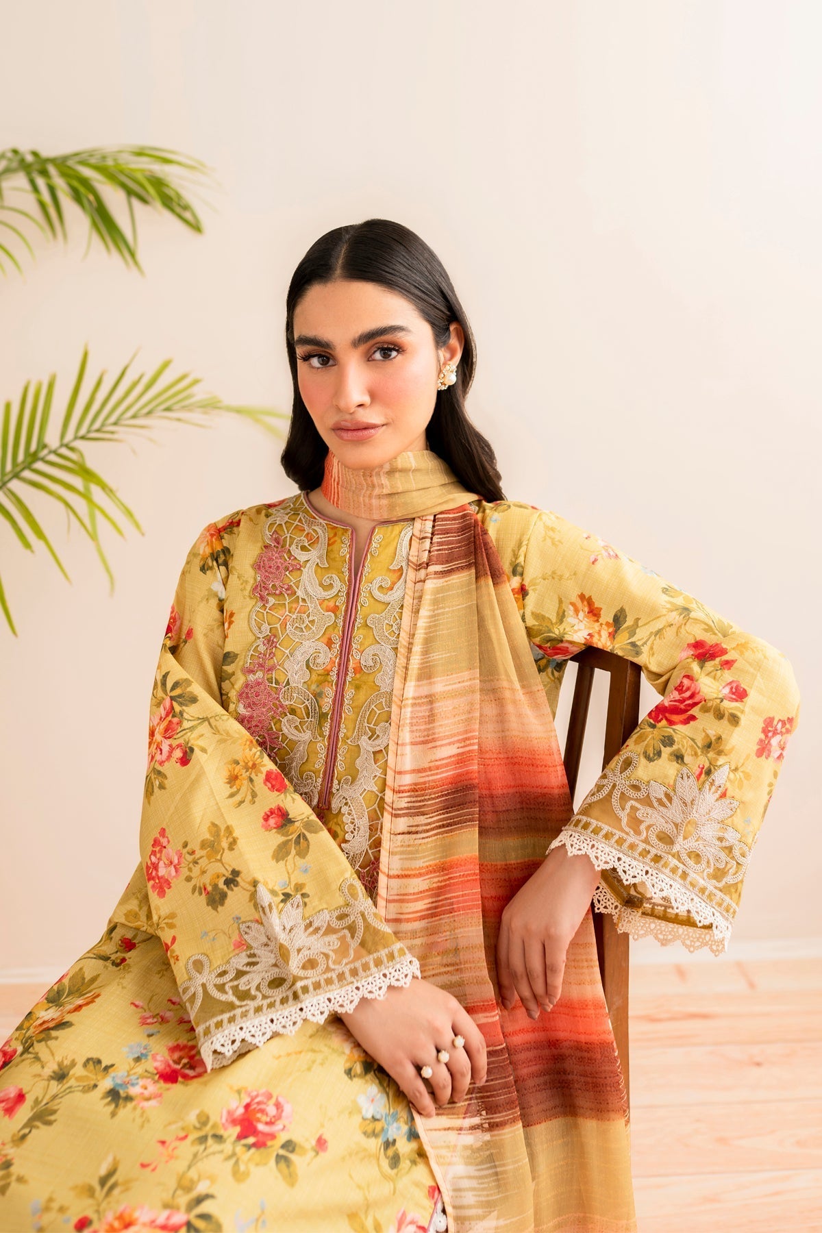 Xenia Formals | Printkari 25 | BRIAR M Lime Yellow Lawn