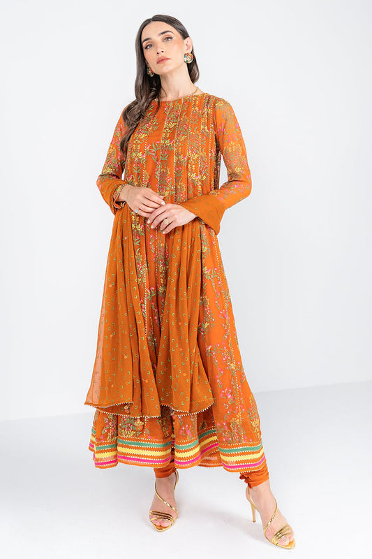 Ego | Diva Premium | DAZZLE 3 PIECE XS Burnt Orange Chiffon