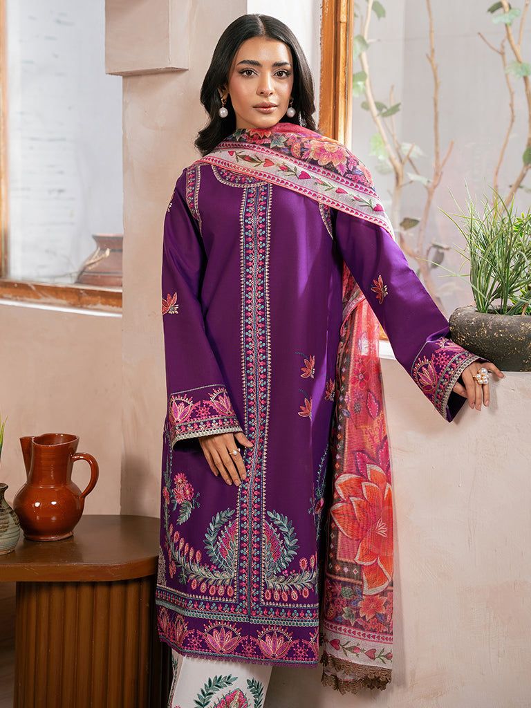 Rajbari | Parisa Premium Summer Edit | A - 13 L Purple Lawn