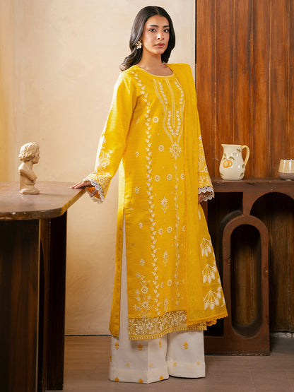 Rajbari | Parisa Premium Summer Edit | A- 03 XS Yellow Lawn