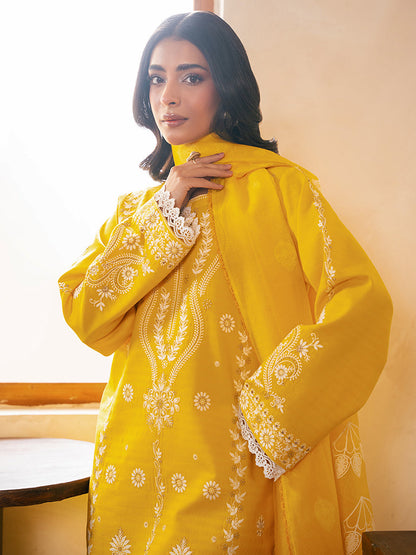 Rajbari | Parisa Premium Summer Edit | A- 03 M Yellow Lawn