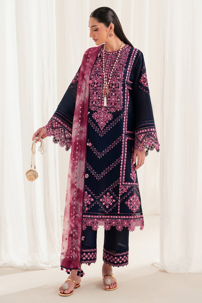 Jazmin | Iris Luxury Lawn 25 | IL'25-D01 XS Midnight Blue Lawn