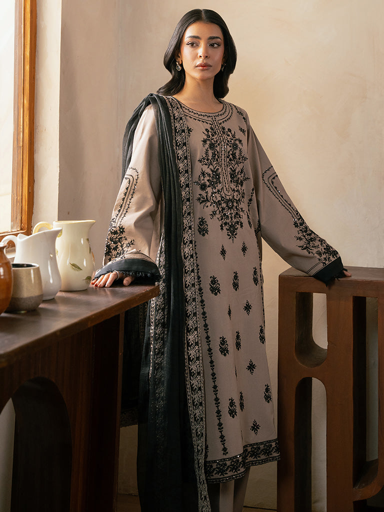 Rajbari | Parisa Premium Summer Edit | A - 11 XL Coffee Lawn