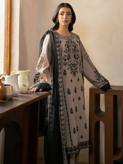 Rajbari | Parisa Premium Summer Edit | A - 11 XL Coffee Lawn