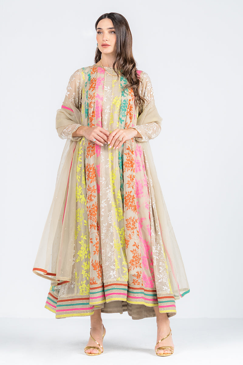 Ego | Diva Premium | NEON GARDEN 3 PIECE XS Beige Chiffon