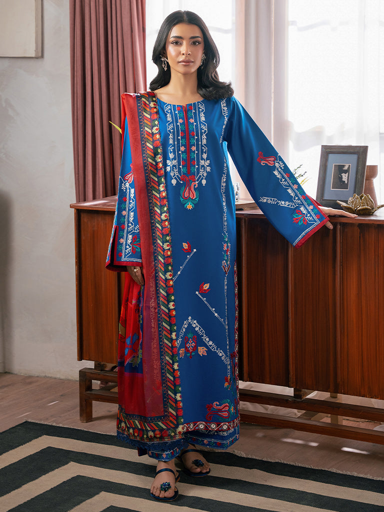 Rajbari | Parisa Premium Summer Edit | A - 09 XS Blue Lawn