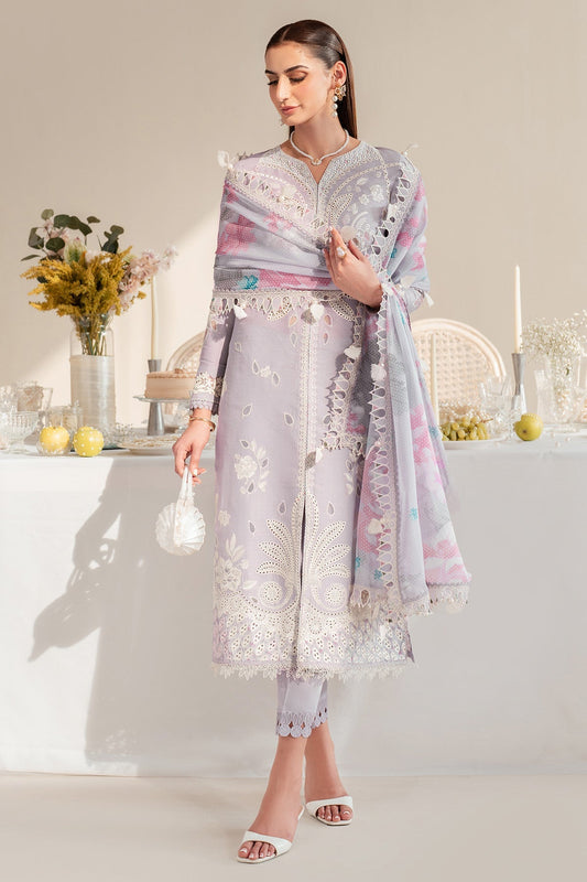 Jazmin | Iris Luxury Lawn 25 | IL'25-D06 XS Soft Lilac Lawn