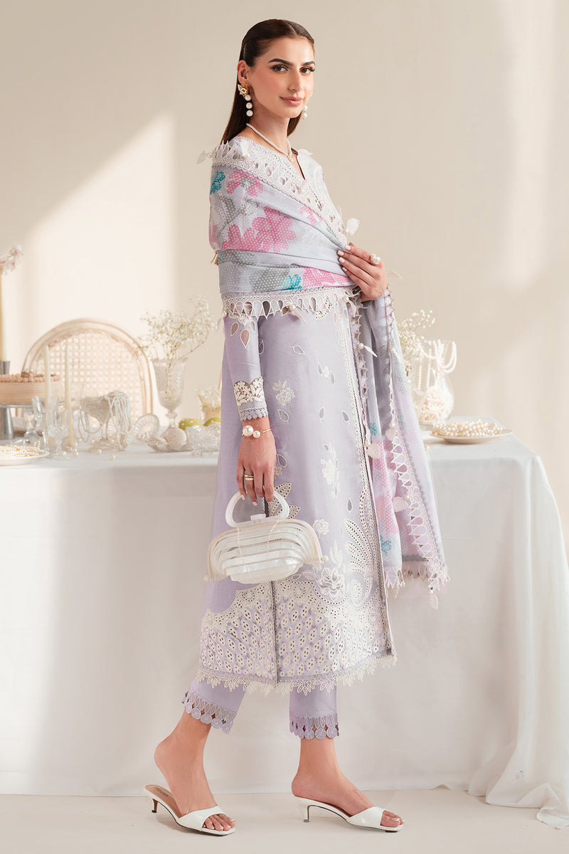 Jazmin | Iris Luxury Lawn 25 | IL'25-D06 S Soft Lilac Lawn