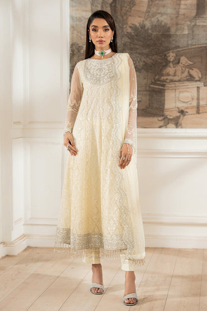 Zarif | Heer Formals | Z-03 AYDA XS Ivory Net