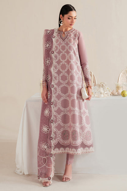Jazmin | Iris Luxury Lawn 25 | IL'25-D10 Custom Size Pinkish Gray Lawn