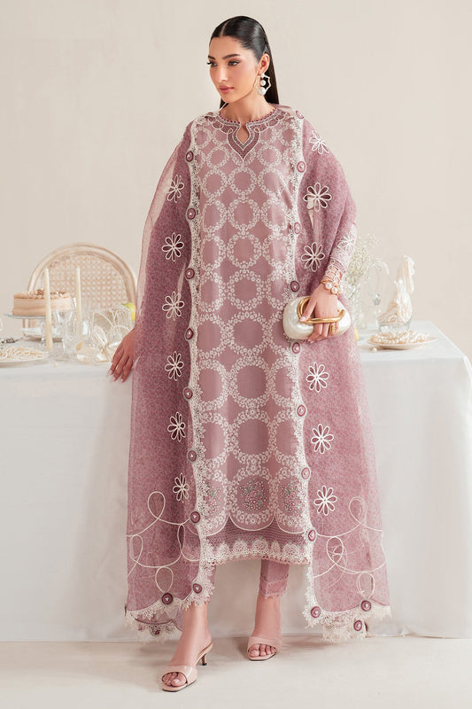 Jazmin | Iris Luxury Lawn 25 | IL'25-D10 XS Pinkish Gray Lawn