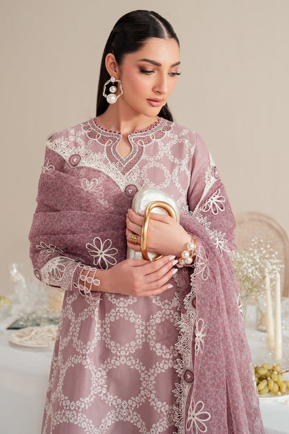 Jazmin | Iris Luxury Lawn 25 | IL'25-D10 L Pinkish Gray Lawn