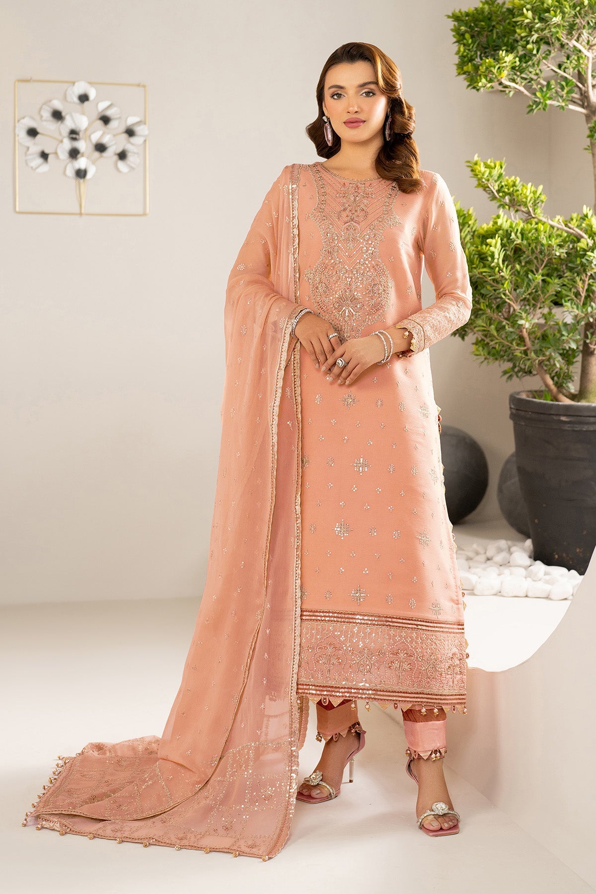 Alizeh | Formals Wear | AF-CH-2189-Ransia - Pakistani Designer Dress - by Alizeh - Type : Ladies Clothes - 100% Original at Saira Sultan