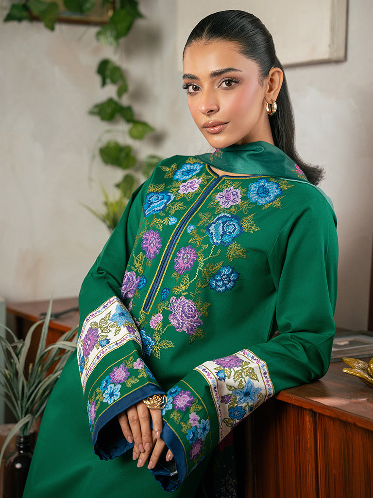 Rajbari | Parisa Premium Summer Edit | A- 10 L Lawn Green