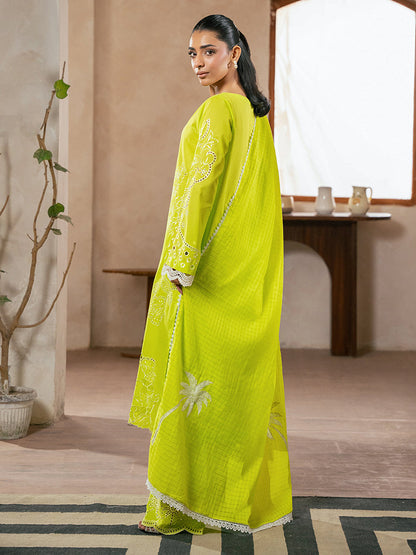 Rajbari | Parisa Premium Summer Edit | A- 07 S Parrot Green Lawn