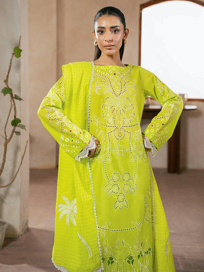Rajbari | Parisa Premium Summer Edit | A- 07 L Parrot Green Lawn
