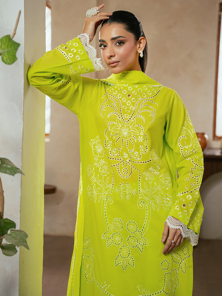 Rajbari | Parisa Premium Summer Edit | A- 07 XL Parrot Green Lawn