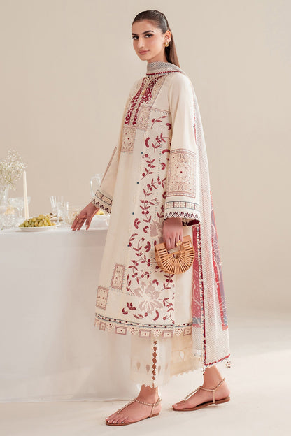 Jazmin | Iris Luxury Lawn 25 | IL'25-D02 S Cream Lawn