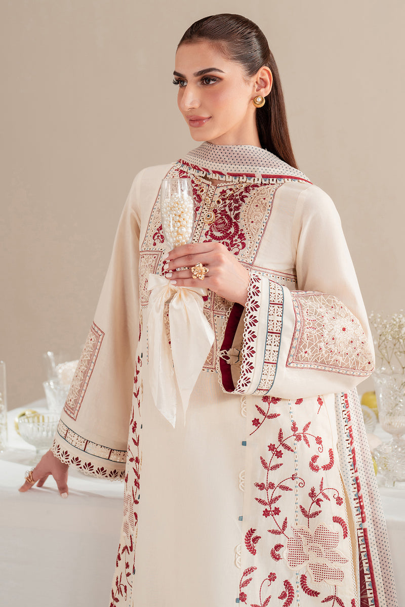 Jazmin | Iris Luxury Lawn 25 | IL'25-D02 L Cream Lawn