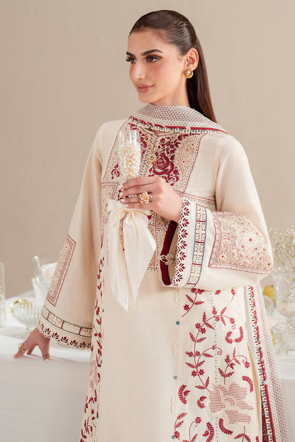 Jazmin | Iris Luxury Lawn 25 | IL'25-D02 L Cream Lawn