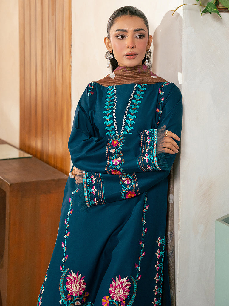 Rajbari | Parisa Premium Summer Edit | A- 06 L Teal Green Lawn