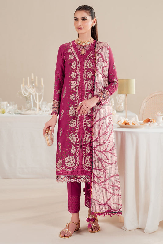 Jazmin | Iris Luxury Lawn 25 | IL'25-D05 XS Magenta Lawn
