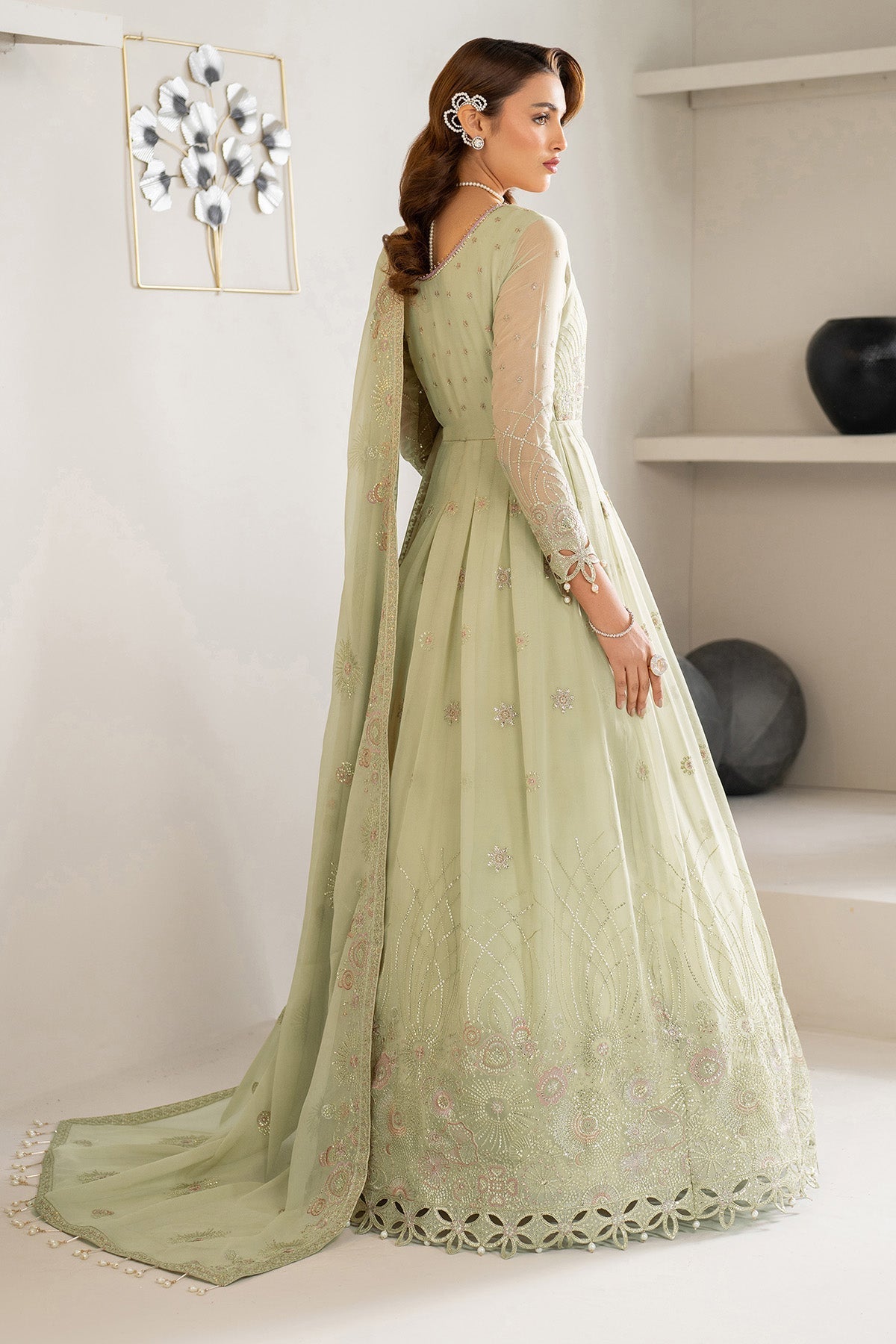 Alizeh | Formals Wear | AF-CH-2189-Zenel - Pakistani Designer Dress - by Alizeh - Type : Ladies Clothes - 100% Original at Saira Sultan