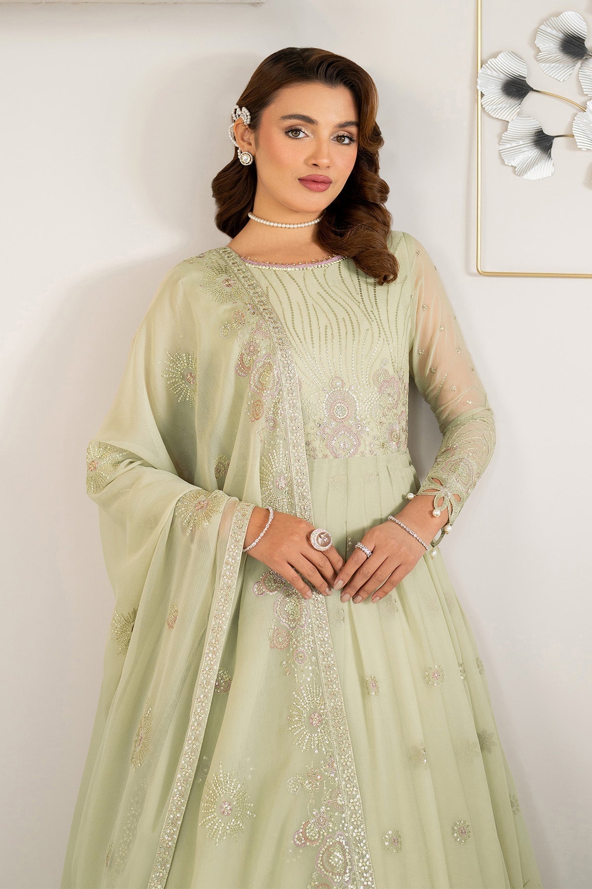 Alizeh | Formals Wear | AF-CH-2189-Zenel - Pakistani Designer Dress - by Alizeh - Type : Ladies Clothes - 100% Original at Saira Sultan