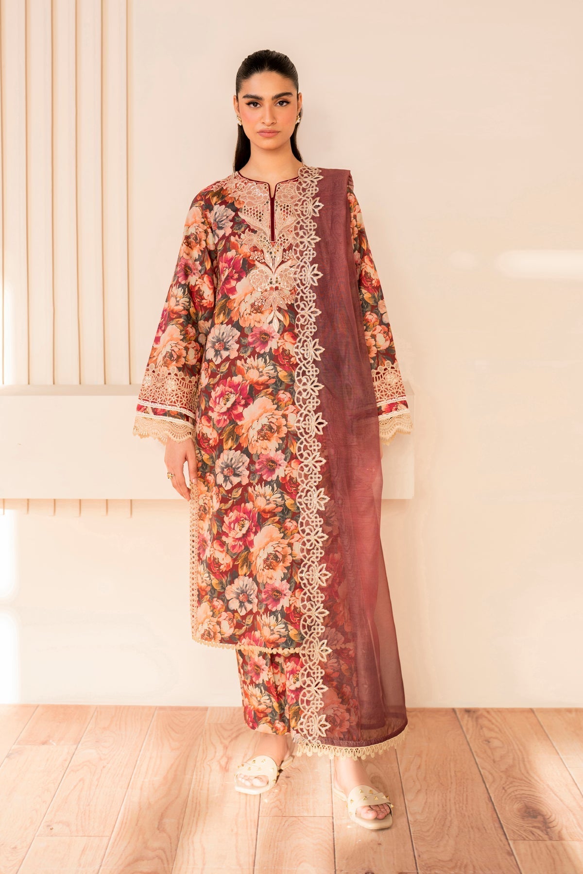 Xenia Formals | Printkari 25 | JACE XS Pinkish Gray Lawn