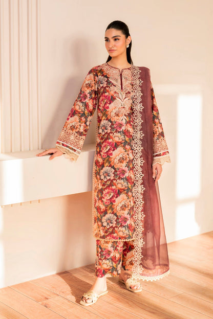 Xenia Formals | Printkari 25 | JACE L Pinkish Gray Lawn