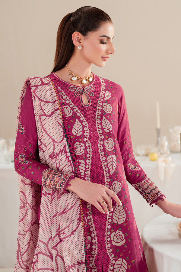 Jazmin | Iris Luxury Lawn 25 | IL'25-D05 L Magenta Lawn