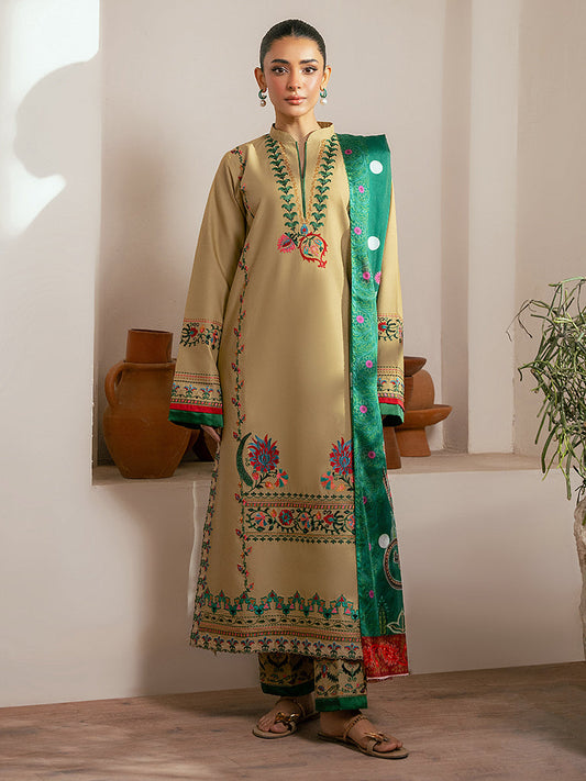 Rajbari | Parisa Premium Summer Edit | A - 02 XS Beige Lawn