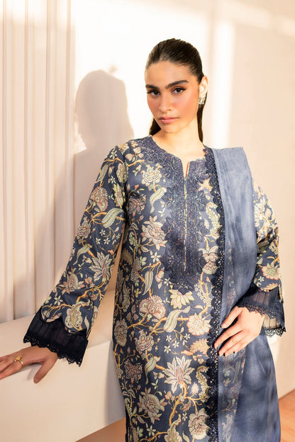 Xenia Formals | Printkari 25 | BIRCH M Purple Lawn