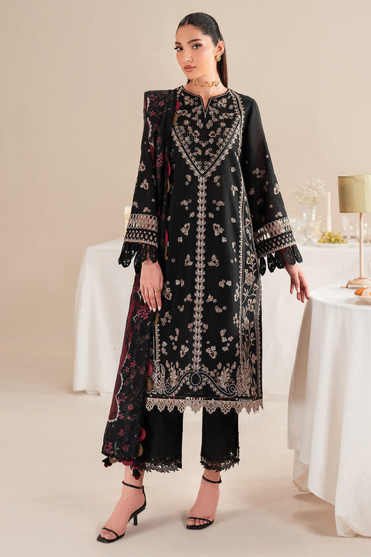 Jazmin | Iris Luxury Lawn 25 | IL'25-D07 XS Black Lawn