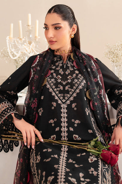 Jazmin | Iris Luxury Lawn 25 | IL'25-D07 M Black Lawn